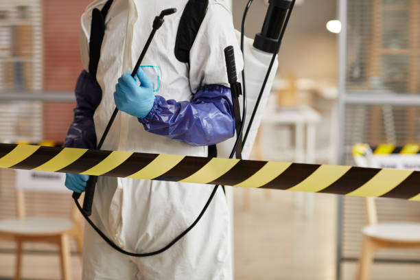 Professional Biohazard Cleanup technician working in Monrovia, MD